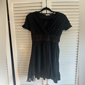 Altar’d State Black Dress with Lace cutouts, medium
